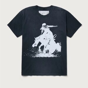 One of These Days Mustang T-Shirt | Sun Faded Black, Small